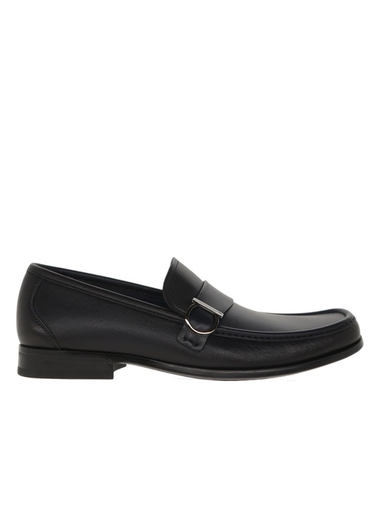 Salvatore Ferragamo Duomo Loafers Midnight Blue Leather Size 12 US New main image 6